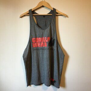Gray Gorilla Wear Tank Top, Mens Size XL